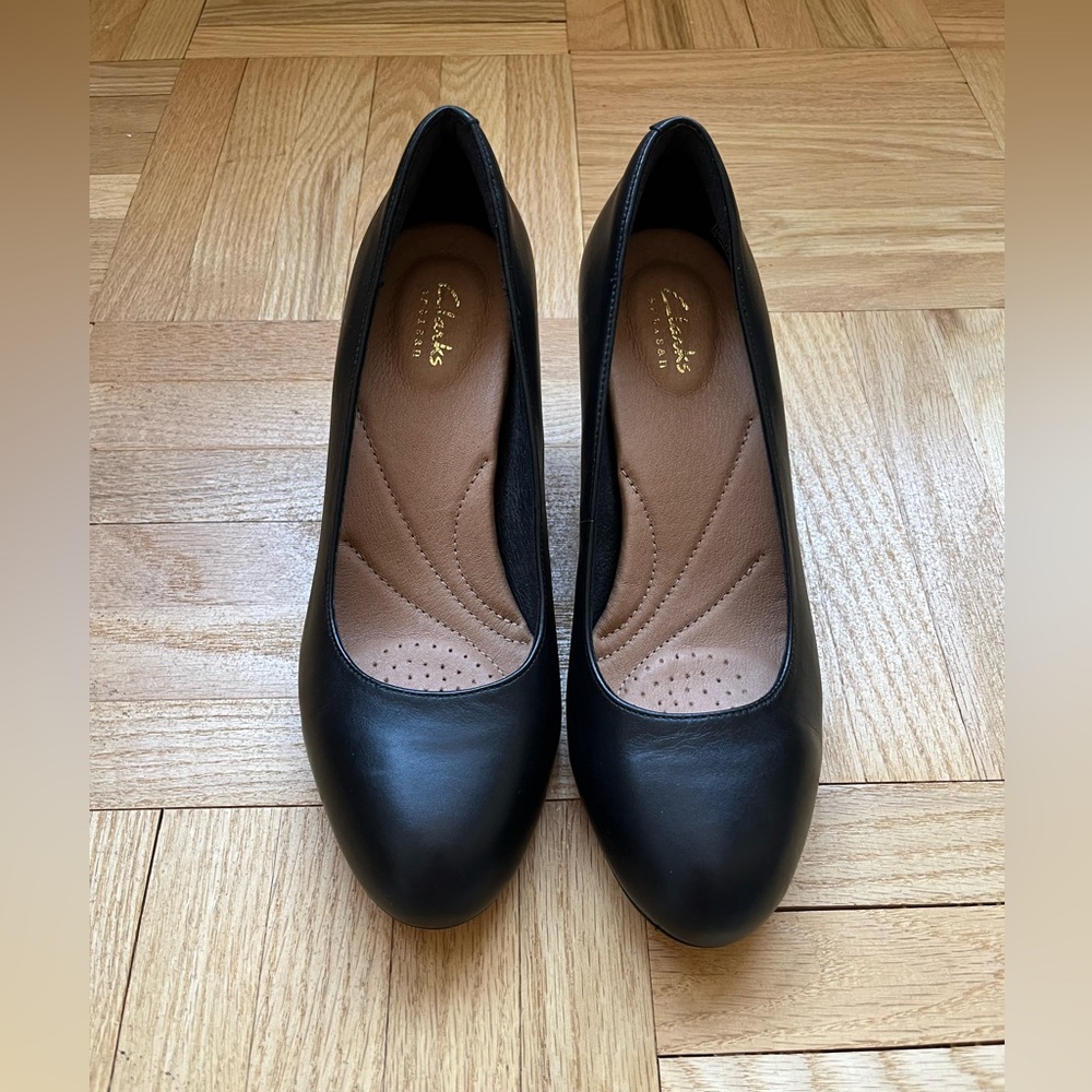 Clarks Women's Classic Black Heels